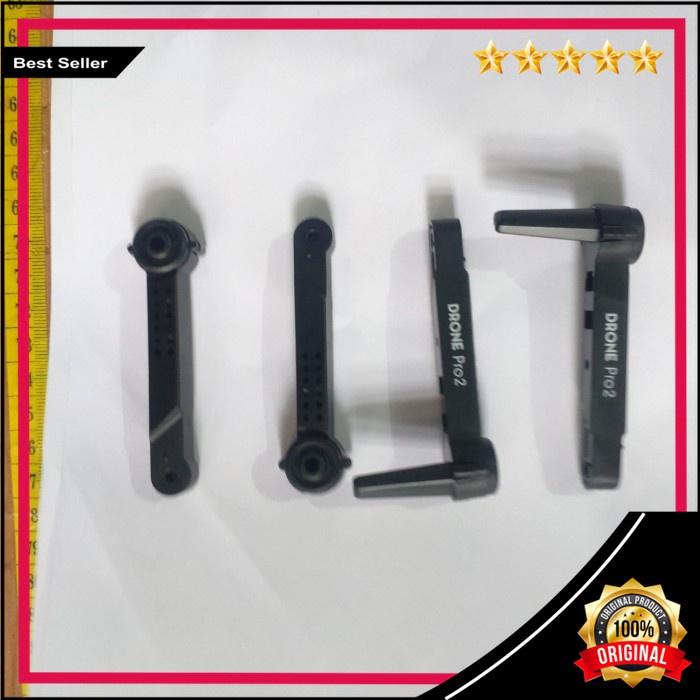 Original Arm Lengan Drone E99 E99 Pro 2 dengan Motor dan Gear - Hitam, kanan belakang Asli Premium B