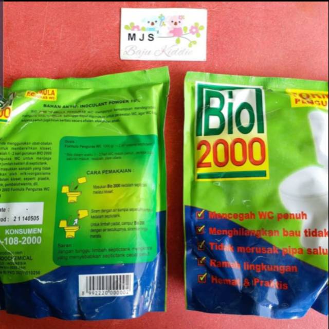 Bio 2000 penguras wc 1000 gram 1 kg / penguras septic tank / obat septic tank