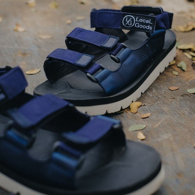 Alden Navy | Sendal Original Kasual Casual Strap Pria/Cowok Sandal Footwear Ori | FORIND Local Goods