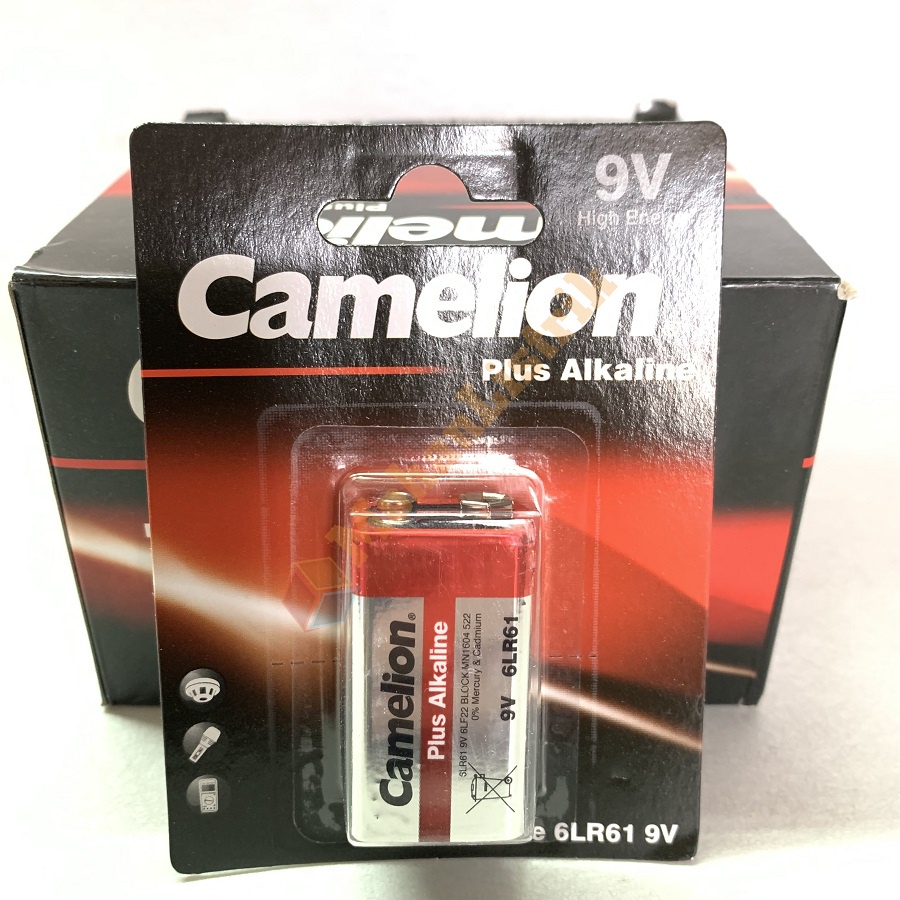 Baterai Batre Camelion 9V Battery Kotak Camelion Plus Alkaline 9V-BP1