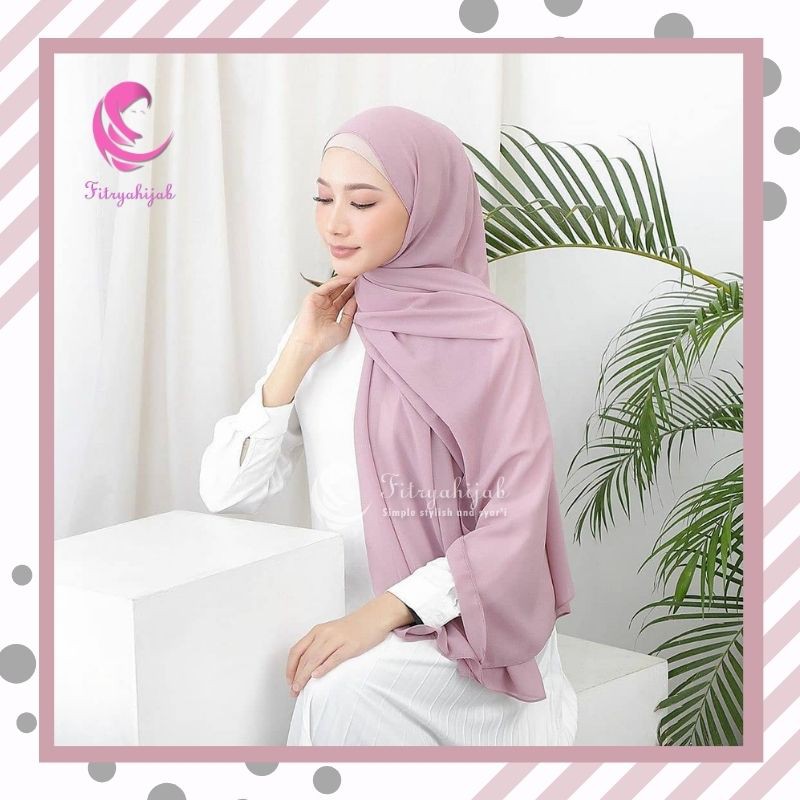 FH Pashmina Nadira Matt Ceruty Baby Doll Premium Size 175*75cm 100gr /Pashmina Biasa Sabyan