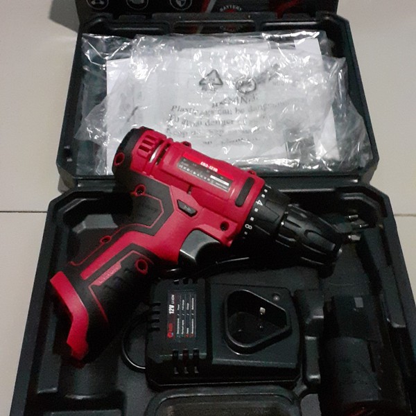 EDON MESIN BOR CHARGER 12 V 10 MM BOR CORDLESS