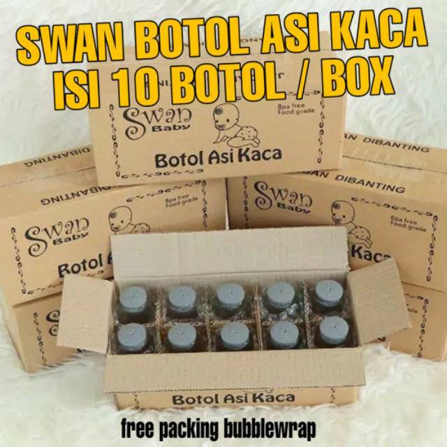 Jual Swan Botol Asi Kaca Pcs Botol Kaca Penyimpan Asi Botol Susu Asi Botol Asi Shopee