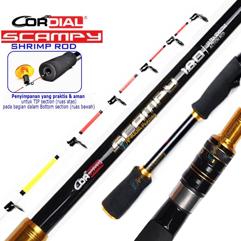 Joran CORDIAL SCAMPY | Joran Mancing Udang I Joran pancing I Shrimp Rod