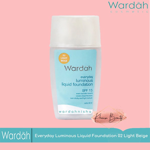 Foundation murah natural foundation WARDAH EVERYDAY LUMINOUS LIQUID FOUNDATION