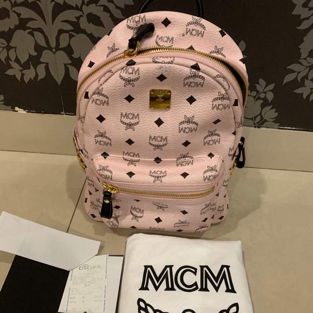 MCM Backpack Small Pink