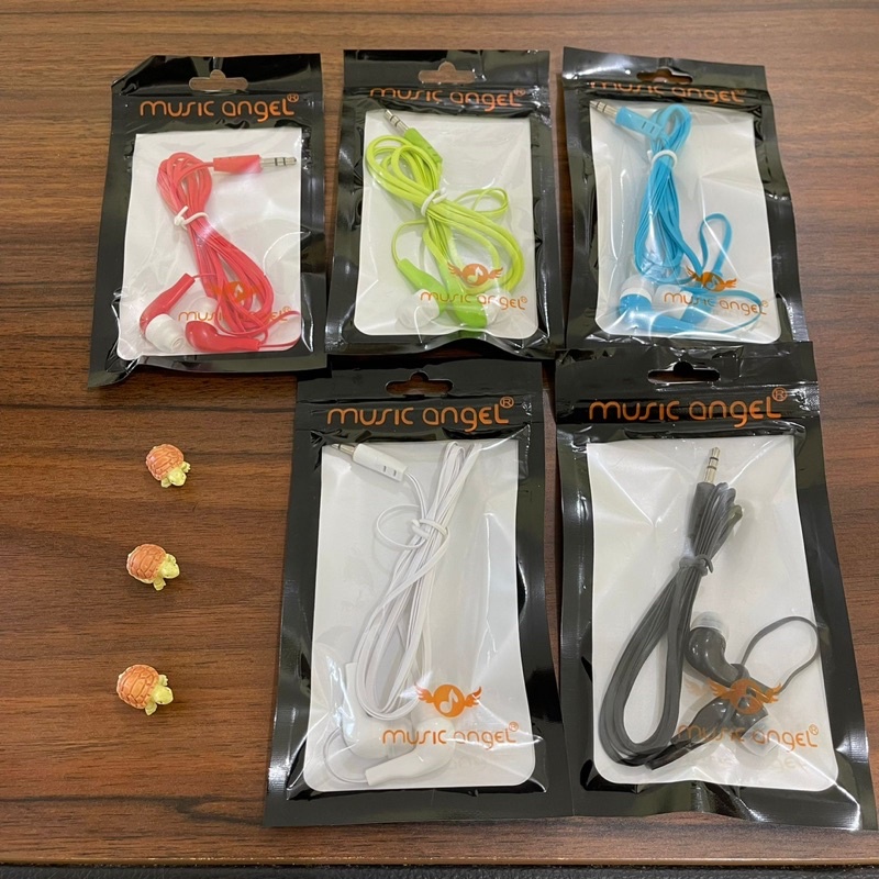 Headset Earphones Music Angel Handsfree Handfree Musik Stereo Super Bass Hands Free Head Set Hand Shet Murah Grosir Hetset Hedset Handphone HP Laptop Tablet Banjarbaru Martapura Banjarmasin HT6