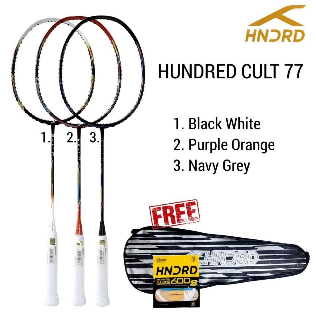 Hundred CULT 77 Raket Badminton Bulutangkis Original Adha SPort Store