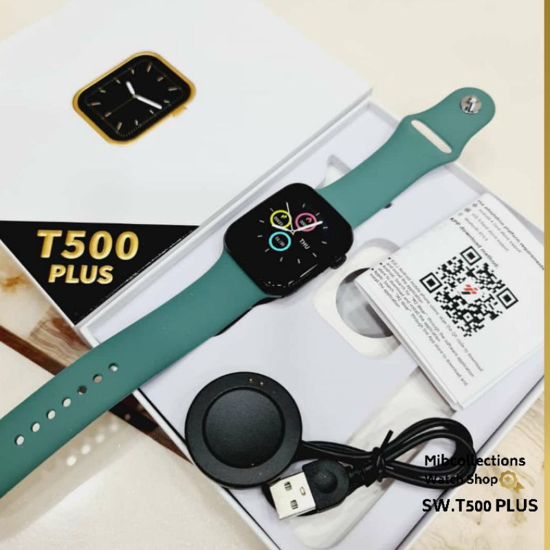 Jam Tangan Smart Watch T500 PLUS Bracelet Touch Screen Include Box Fullset | smart watch