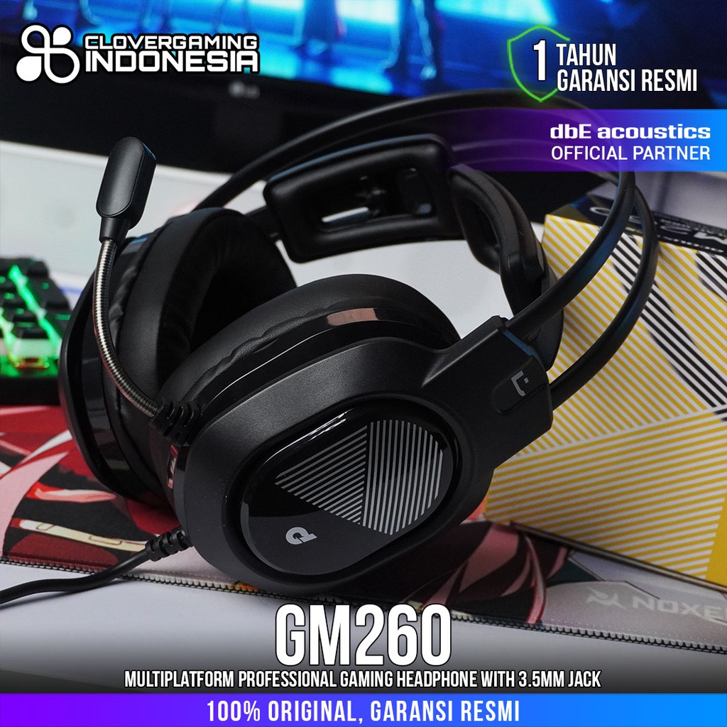 dbE GM260 Multiplatform Professional Gaming Headphone with 3.5mm Jack