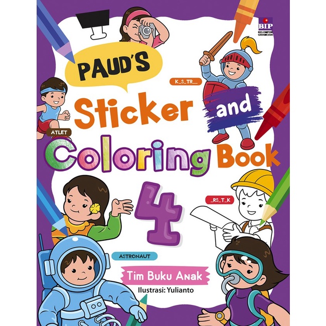 Diskon Spesial Paud'S Sticker And Coloring Book 4 Terbaru