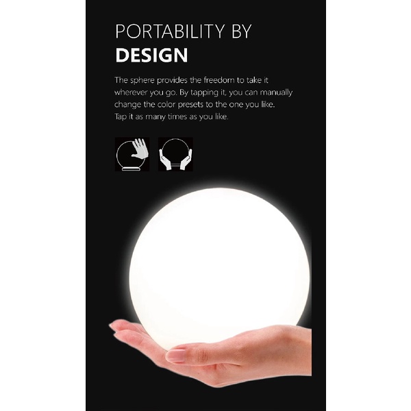 MIPOW PLAYBULB Sphere BTL-301W - Creative Atmosphere Smart LED Lamp