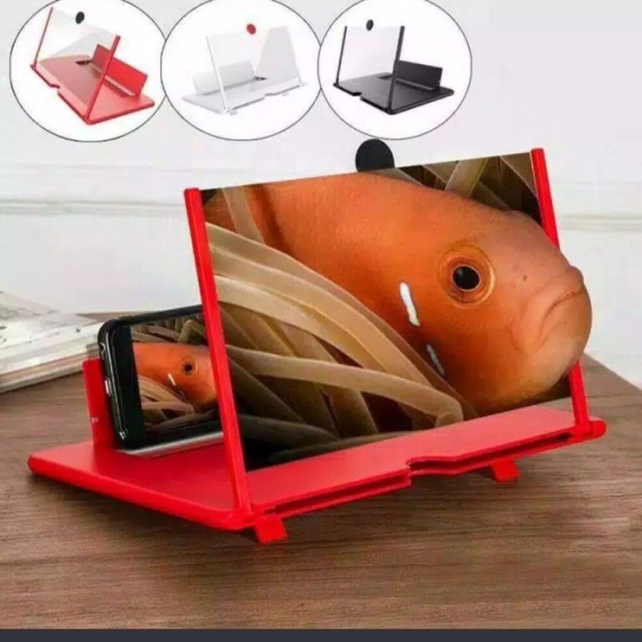 Kaca Pembesar Layar Hp 3D F3 Pembesar Layar F3 Enlarge Screen / kaca pembesar layar 10 Inch hp F3 hp