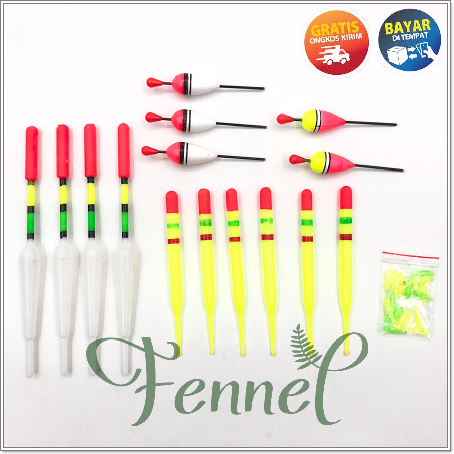 Pelampung Kail Umpan Pancing  15 PCS