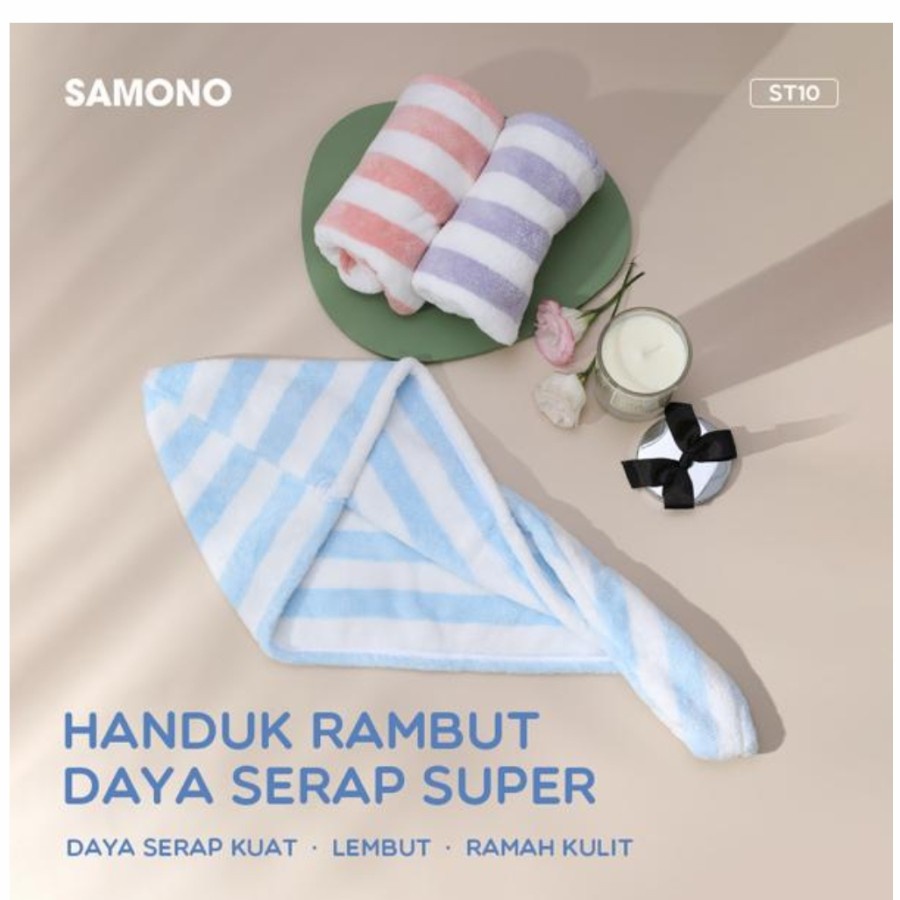 Handuk Rambut SAMONO ST10 Strong Absorption Soft Hair Drying