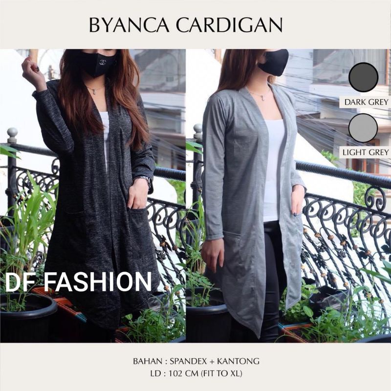 Long Cardigan Panjang Rajut Wanita Fashion Muslim Kardigan Cardi Cardy