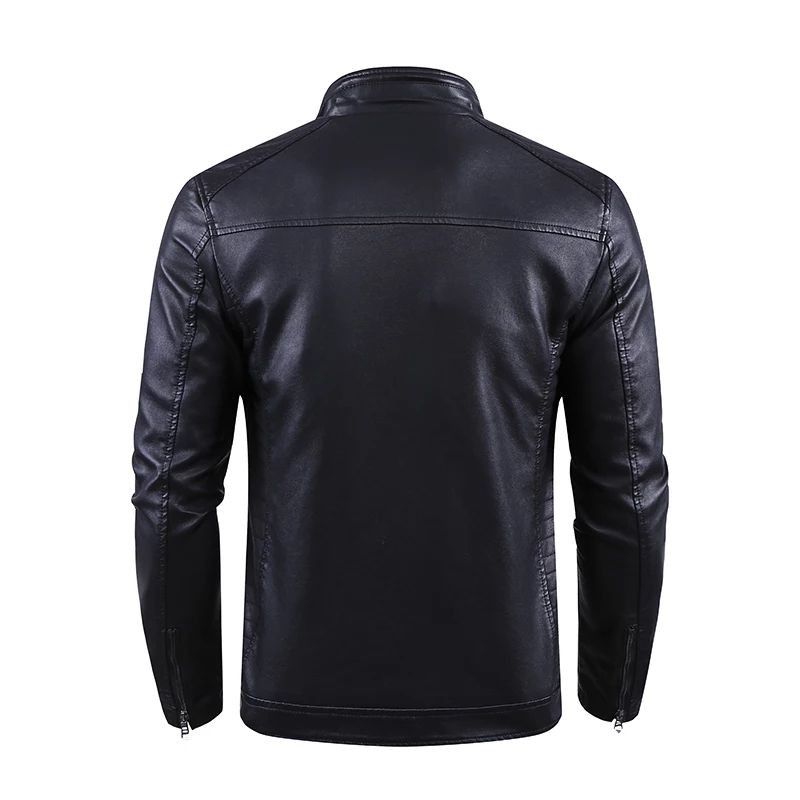 Jaket pria kulit asli domba super /Jaket kulit asli original garut  model kasual warna hitam