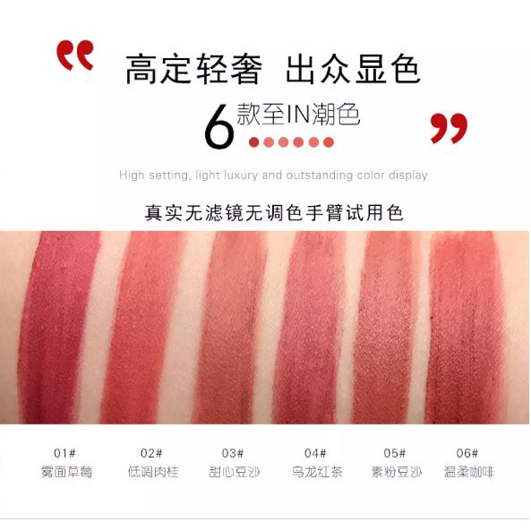 NEW KOREAN LIPSTICK LAMEILA MATTE Lipstik Liquid Korean Lipstik Lip Glaze Korean Lip Cream Waterproof