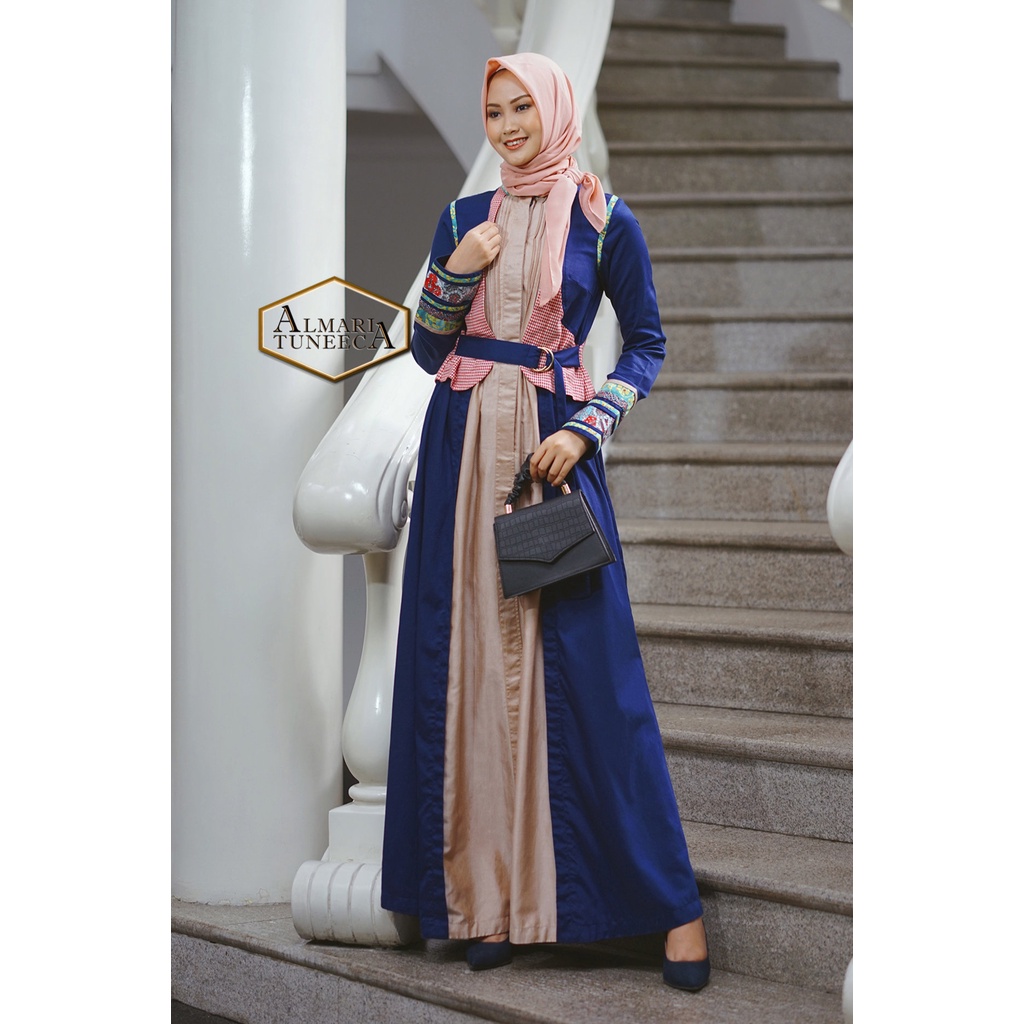 ALMARI  By TUNEECA – TUNEECA GAMIS DRESS BUSANA WANITA MUSLIMAH BRANDED PREMIUM TUNEECA ALMARI SERI 