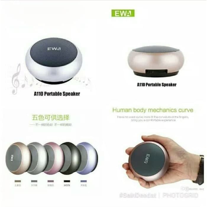 SPEAKER BLUETOOTH MINI EWA A110 ORIGINAL 100% PORTABLE SPEAKER EWA