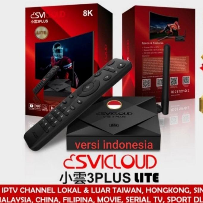 ANDROID TV BOX SVICLOUD 8K 3PLUS LITE 2GB/16GB