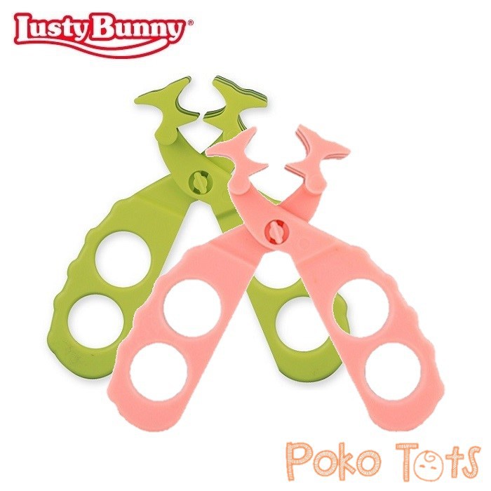 Lusty Bunny Gunting Pemotong Makanan Bayi Multifunction Baby Food Scissors