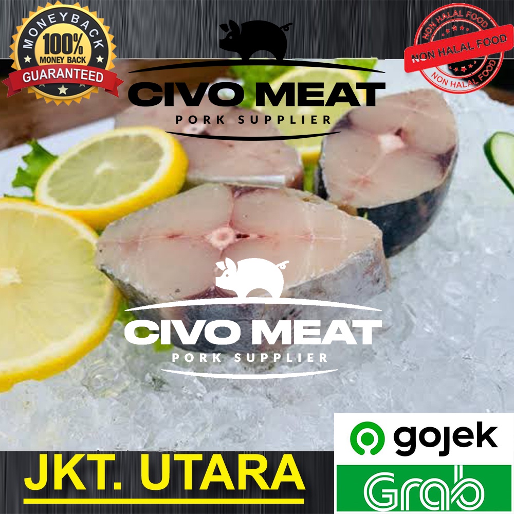 

Ikan Tenggiri Steak cut Frozen 500g