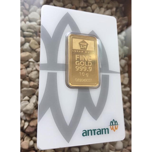 EMAS Antam 10 GRAM KEMASAN 2019 & 2020 Shopee Indonesia