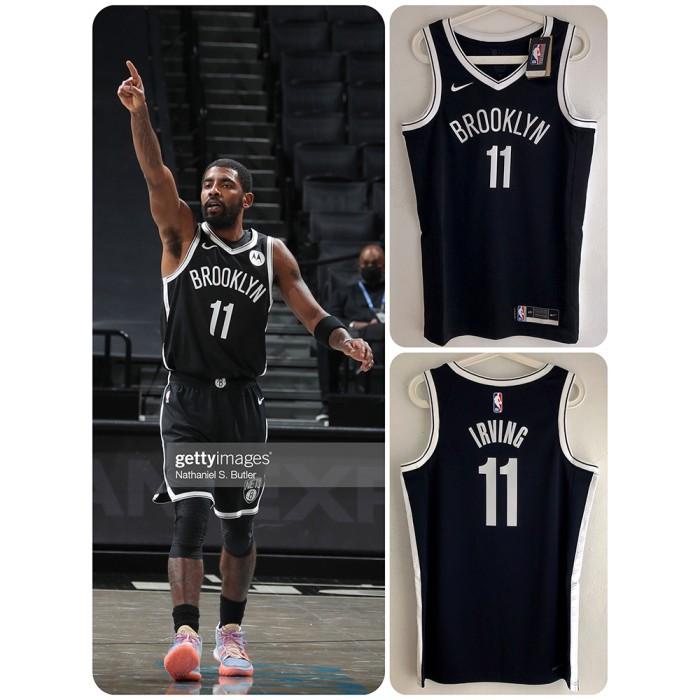 Jersey Jersey Basket Nba Original Brooklyn Nets Swingman Icon - Kyrie Irving