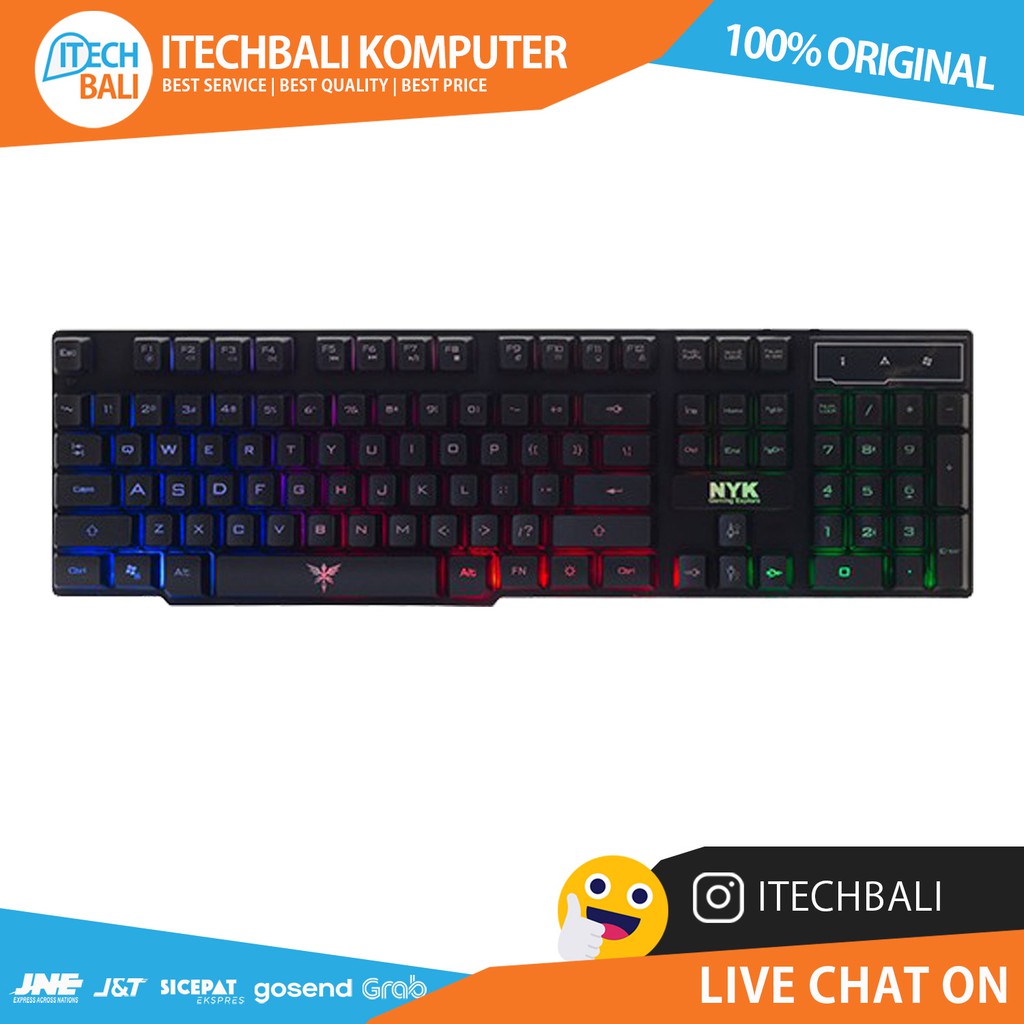 Keyboard NYK K-02  / K02 Full Size Gaming  | ITECHBALI