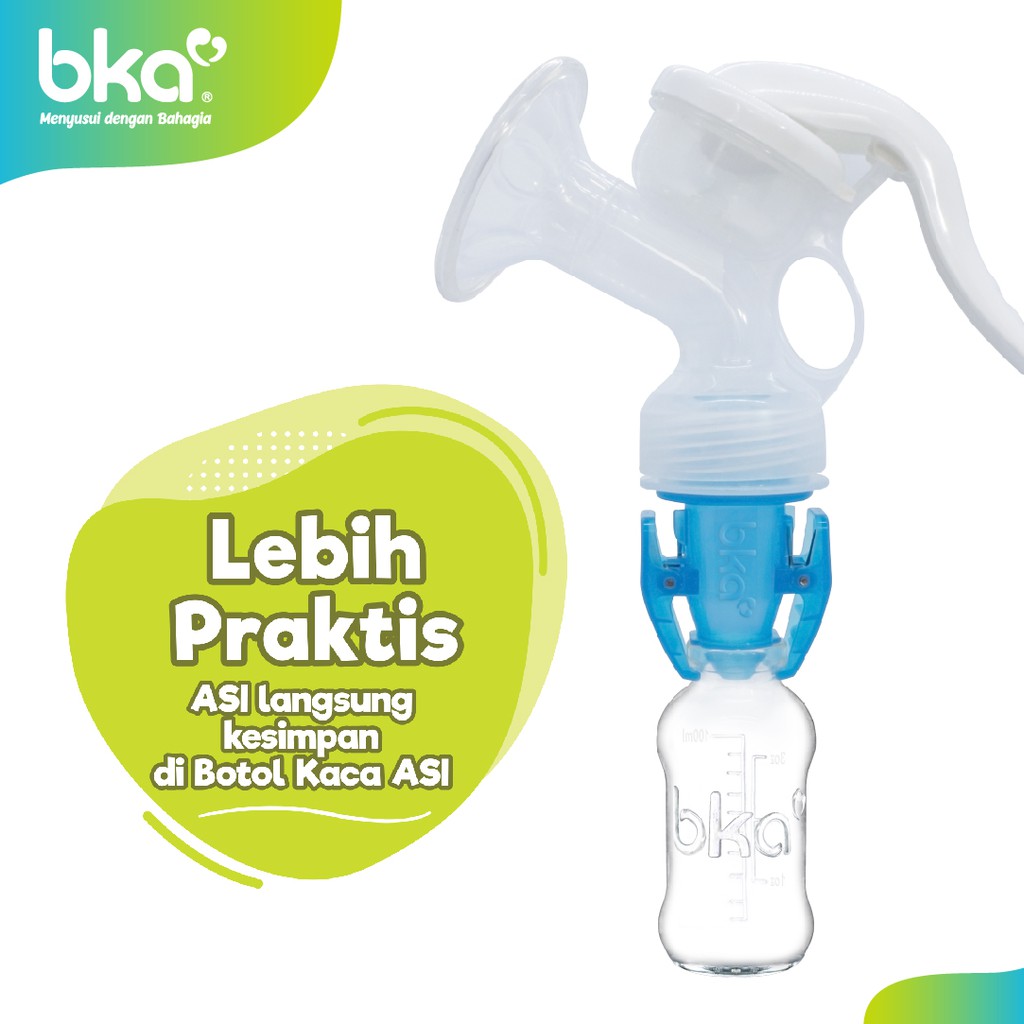 BKA Konektor Botol Kaca ASI / Breastmilk Glass Bottle Connector