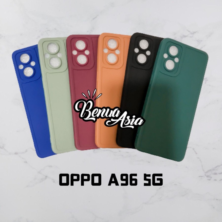 SOFTCASE PRO CAMERA OPPO A96 5G / RENO 7Z 5G MACARON - FA