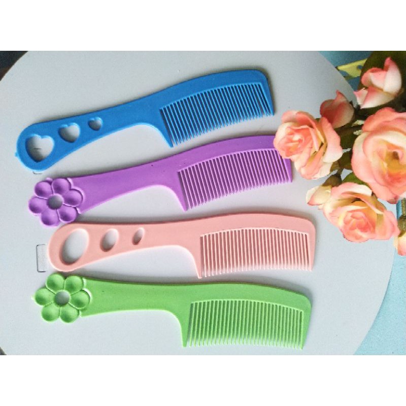 Souvenir sisir rambut mini dan besar free kartu ucapan terimakasih nama