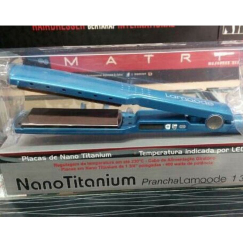 catok rambut nano titanium merek lamode