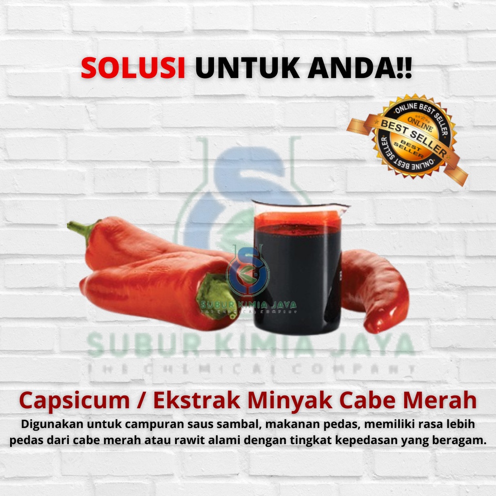 

LAKU Ekstrak Cabe Merah Murni Water Base / Pure Capsicum Ekstrak 100 Gr