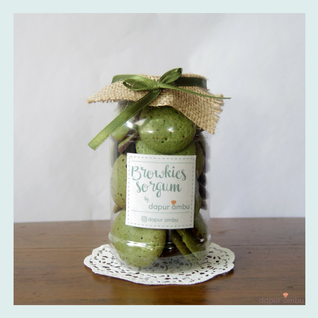 

Browkies Sorgum Greentea Toples Kecil
