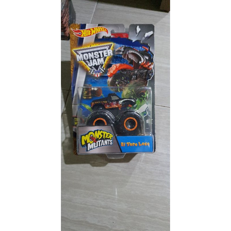 HOTWHEELS, MONSTER JAM,MONSTER MUTANTS,EL TORO LOCO
