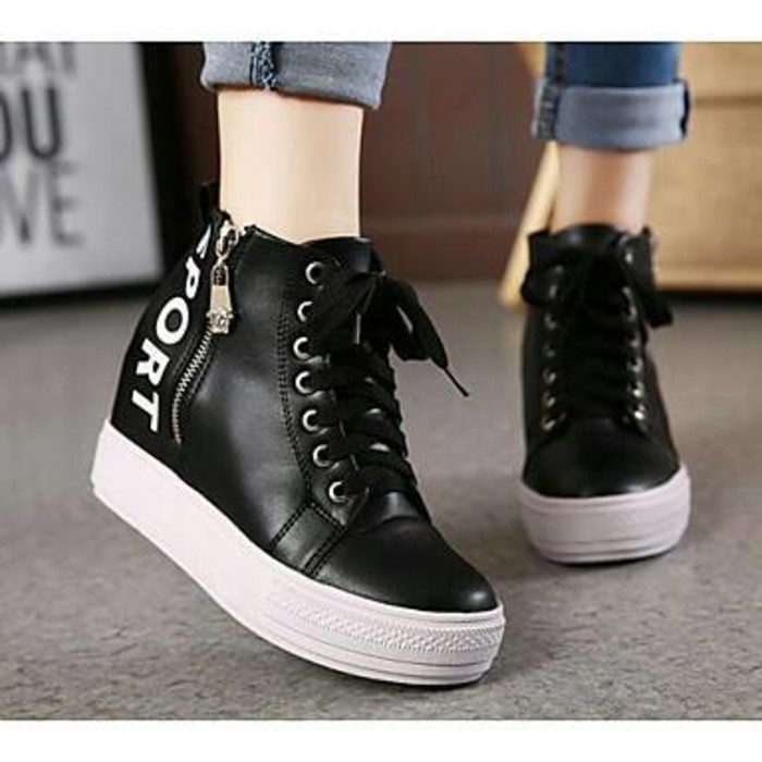 BOOTS SPORT BLACK ZIPPER