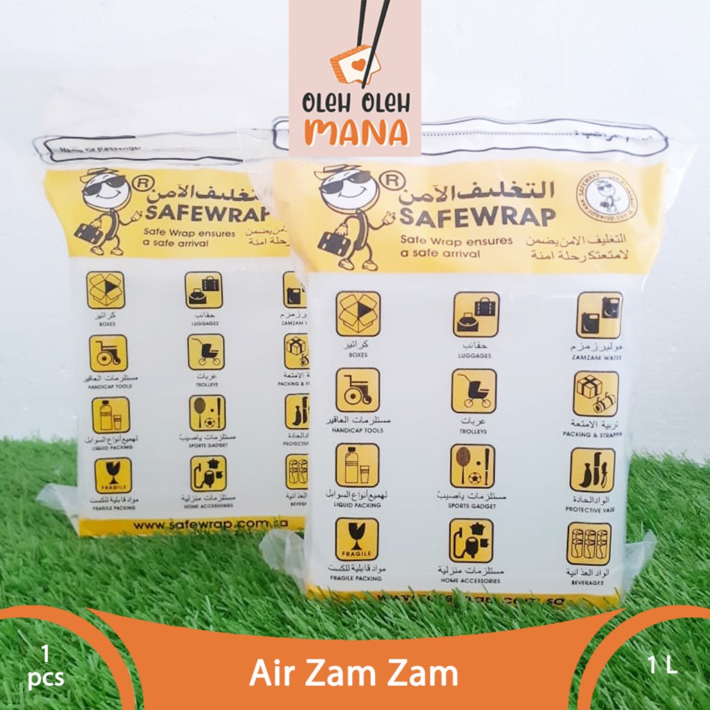 

Kafiyah Original Air Zam zam 1 L oleh oleh Umroh