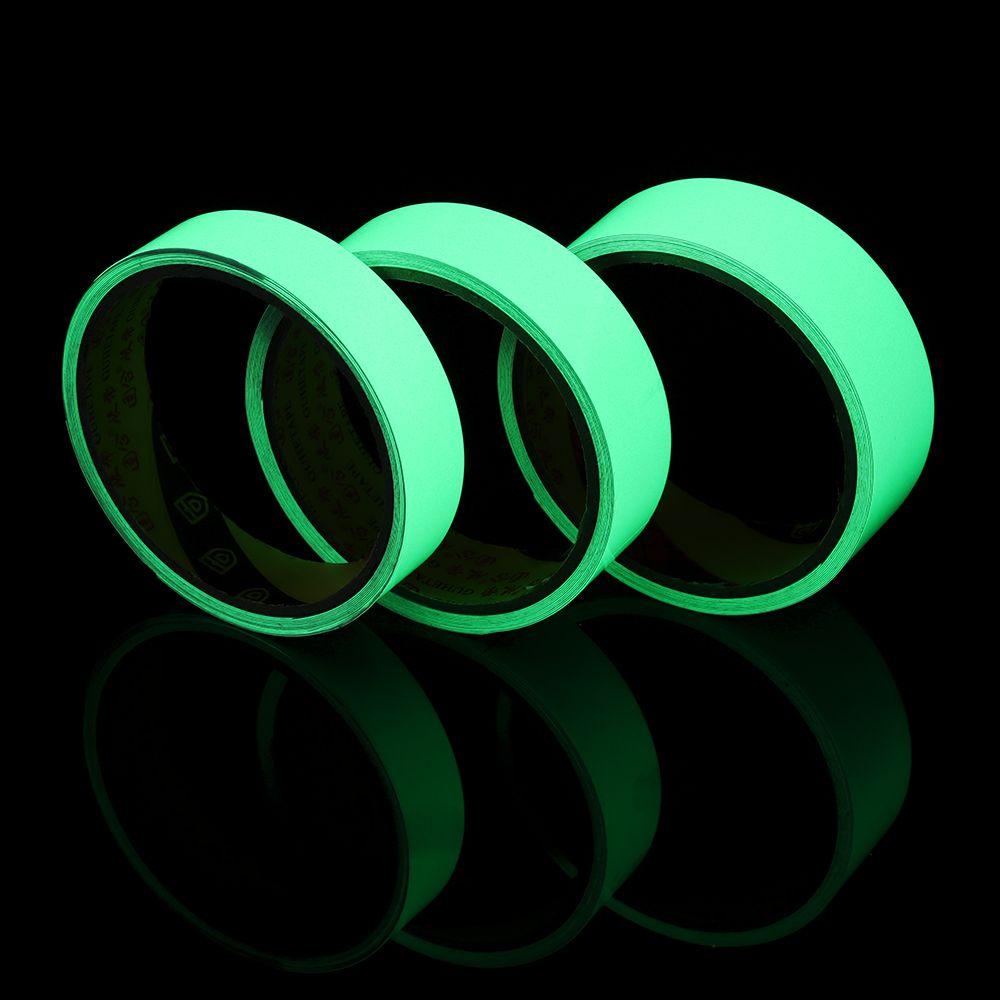 [Elegan] Tape Perekat Tahan Air Hijau Dekorasi Keamanan Night Vision Glow In The Dark Stiker Peringatan Rumah