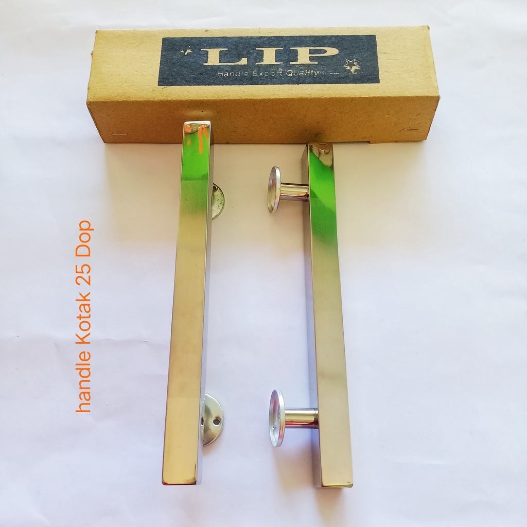 Handle pintu stainless/handle pintu kupu tarung 25 cm