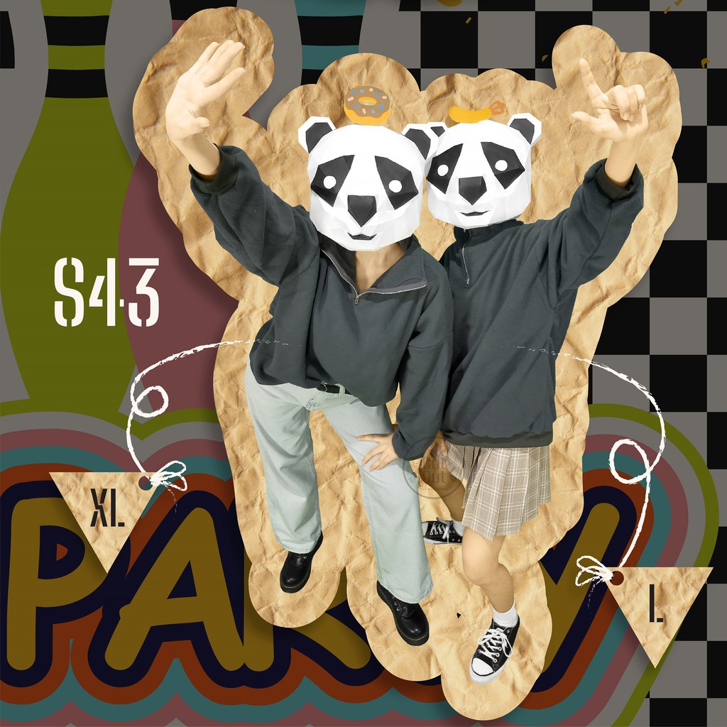 CUTOUT_ID - Vintage / Vintage Sweater / Oversize Sweater / 90's Sweater / Outer / Sweatshirt