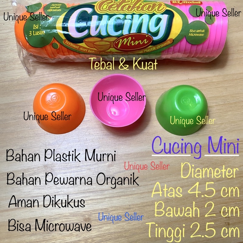 Cetakan Cucing Mini isi 12 / Cetakan Kue Mangkok / Cetakan Kue Apem / Cetakan Pudding / Cetakan Puding Agar2 Jelly / Cetakan Kue Talam / Cetakan Putu Ayu / Cetakan Bolu Cucing Mini BL Product / Cetakan Kue Talam Mini