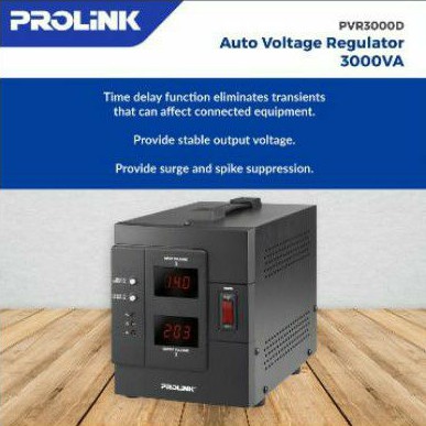 Stabilizer PROLiNK PVR3000D AVR Relay Controlled 3000VA