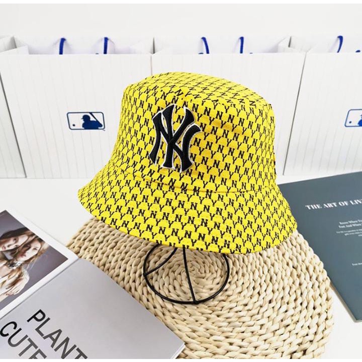 Topi Bucket Hat Selebgram Bordir NY002 Bucket Hat Ny New York Terbaru