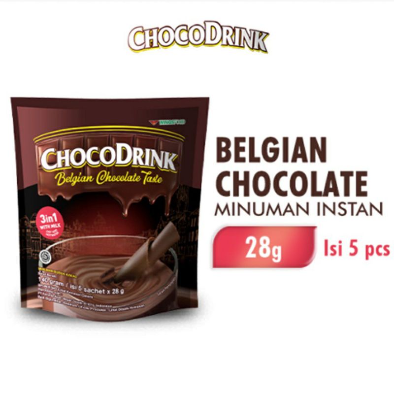 

Promo !!! Chocodrink Bag 5X28G