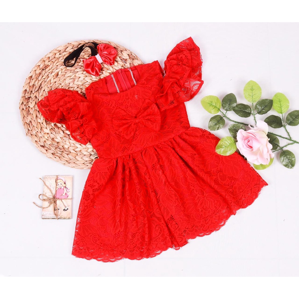 HUREM LACE MINI DRESS ANAK/GAUN ANAK