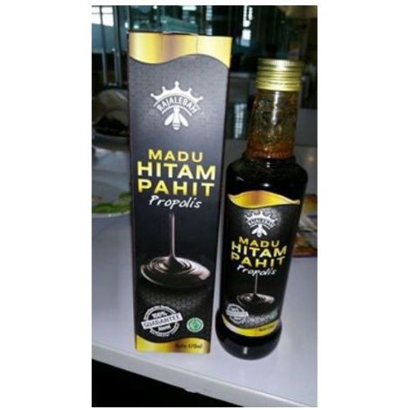 

Madu Hitam Pahit RAJA LEBAH Propolis 470gr