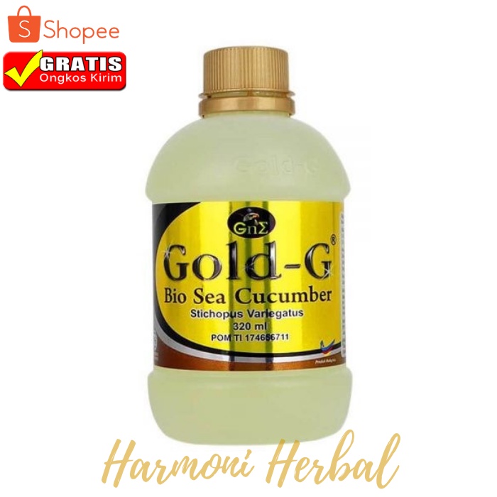 GOLD G GAMAT SUPER 320ML - ORIGINAL JELLY GAMAT GOLD-G 320ml