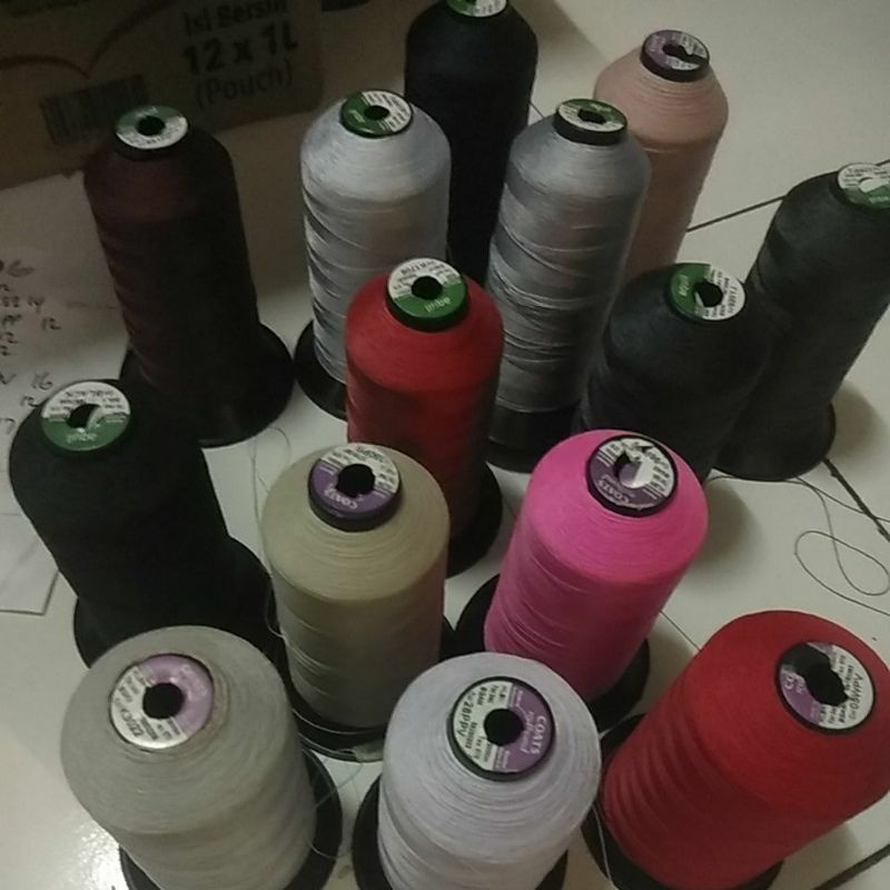 Benang nylon / nilon coats tkt 40 /M40 / 210d/3 3000 meter